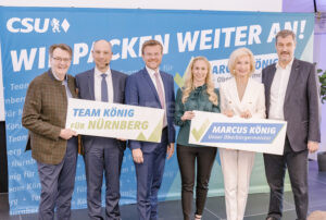 NÜRNBERG - 🗳️ Kommunalwahl 2026: CSU nominierte am Samstag (17.05.2025) Oberbürgermeister Marcus König mit 137 von 138 Stimmen! Jüngste Kandidatenliste mit Altersdurchschnitt von 45 Jahren! 👨‍💼