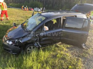 WEIHERHAMMER - 🚧 Acht Verletzte bei Frontalzusammenstoß auf St2166 am Dienstag (06.05.2025) – Totalschaden, Rettungshubschrauber im Einsatz 🚑