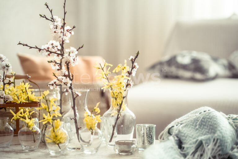 🌿 🌸 Naturmaterialien verwandeln Ihre Wohnung in ein Frühlingsparadies! Entdecken Sie kreative DIY-Ideen für nachhaltige Frühlingsdeko aus Zweigen, Moos und Blüten für Balkon und Zuhause.