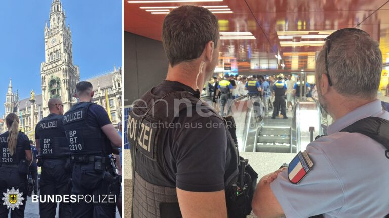 MÜNCHEN – 🚨 Bundespolizei zieht positive Bilanz zum Champions-League-Finale am Samstag (31.05.2025) – keine Störungen im Bahnbereich! 🙌
