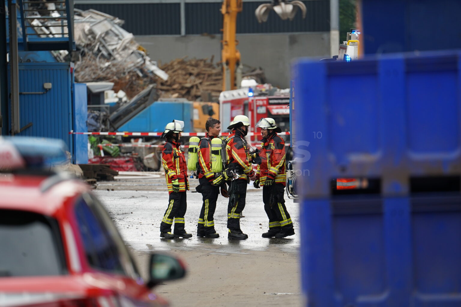 BAAR-EBENHAUSEN - 💥 Explosion am Mittwoch (04.06.2025)! Schredderanlage explodiert - hunderttausende Euro Schaden! 🚒