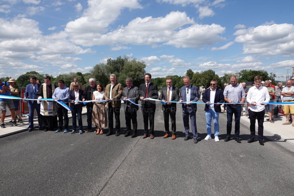 BERTOLDSHEIM - 🌉 Neue Donaubrücke am Mittwoch (23.07.2025) eingeweiht! 17,1 Millionen Euro Kosten - 2,2 Millionen unter Budget! 🎉