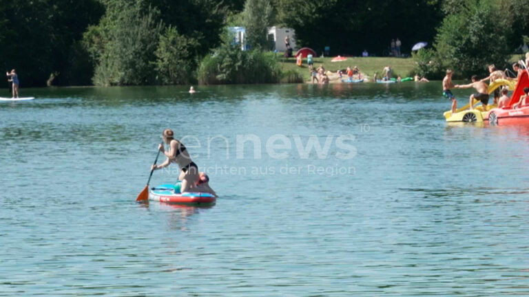 KINDING - 🏊 Über 30 Grad am Kratzmühlsee: Wasserwacht warnt vor Badeunfällen – langsam abkühlen, Sonnenschutz nutzen und Risiken vermeiden! 🌞