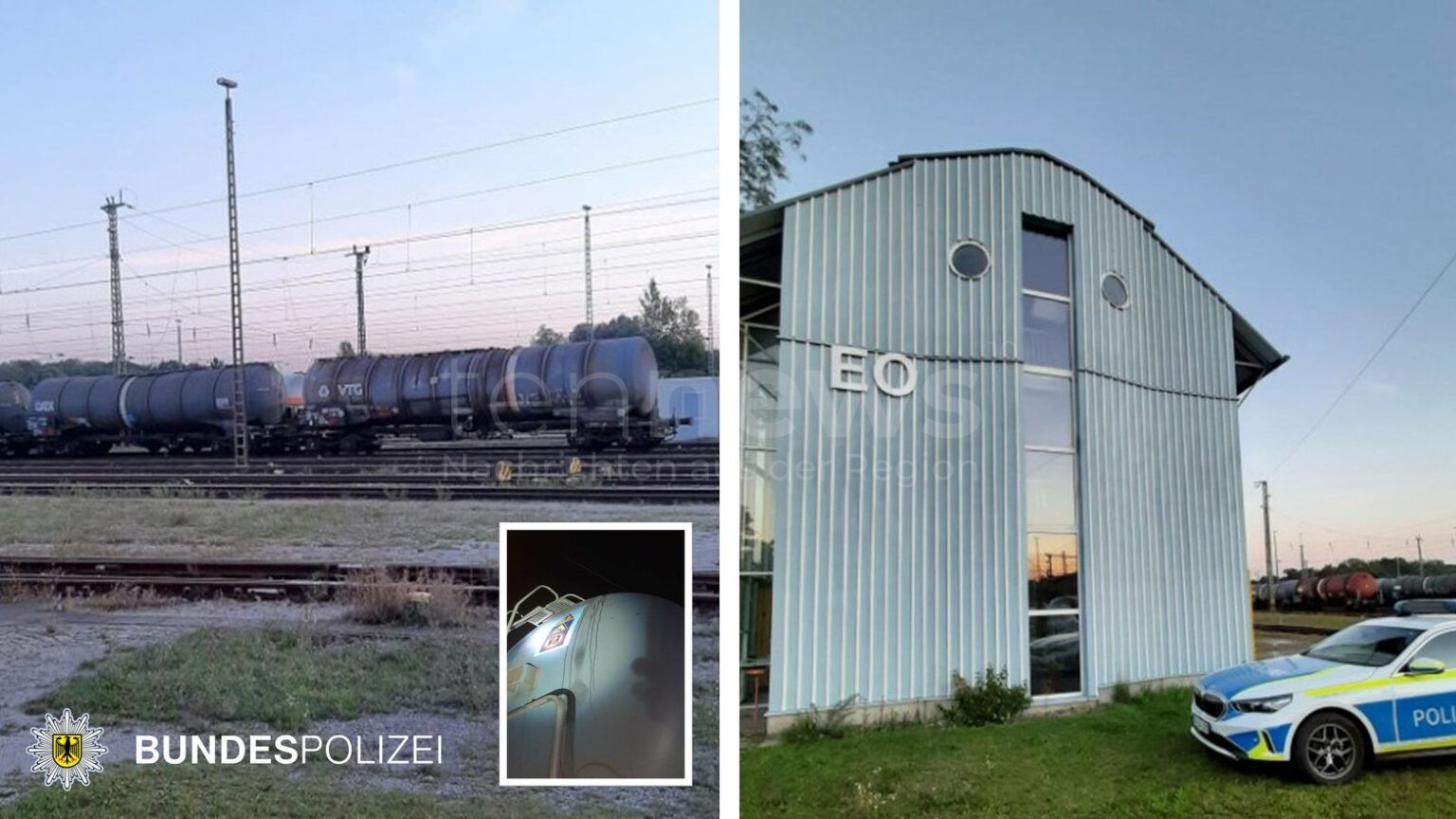 MÜNCHEN - ⚡ Stromunfall am Sonntag (10.08.2025) am Rangierbahnhof! 30-Jähriger stürzt nach 15.000-Volt-Schlag vom Kesselwagen! 🚛
