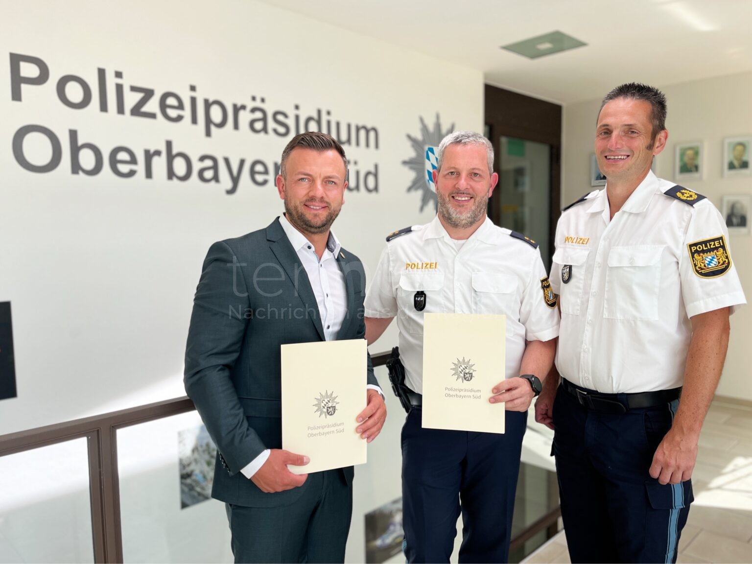 TROSTBERG - Führungswechsel zum 1. September! Polizeioberrat Dusch geht nach Rosenheim - Huber übernimmt PI Trostberg!