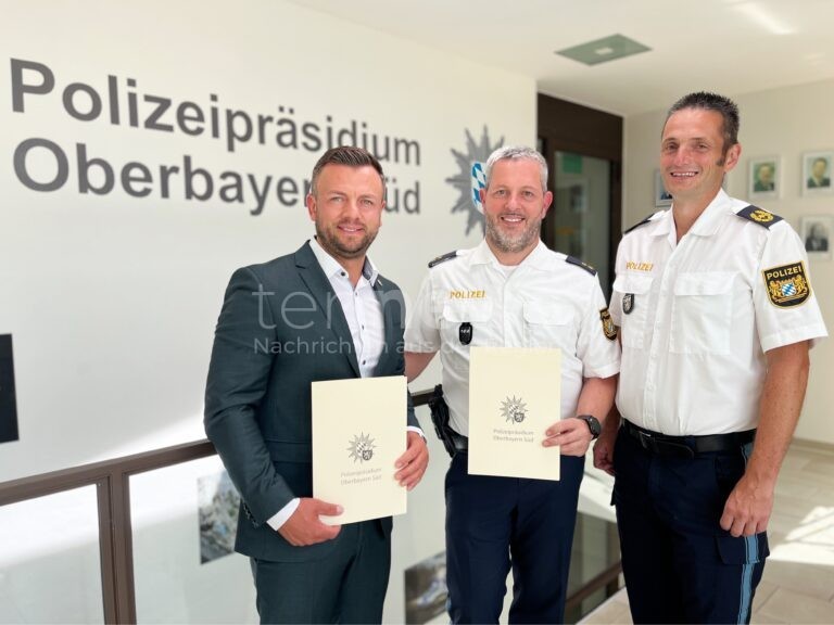 TROSTBERG - Führungswechsel zum 1. September! Polizeioberrat Dusch geht nach Rosenheim - Huber übernimmt PI Trostberg!