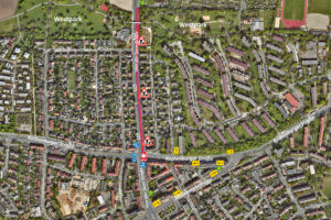 NÜRNBERG - 🚧 Fahrbahnsanierung in der Von-der-Tann-Straße ab Dienstag (02.09.2025): Sperrung der Kreuzung Rothenburger Straße, Ersatzhaltestellen und Umleitung! 🛣️