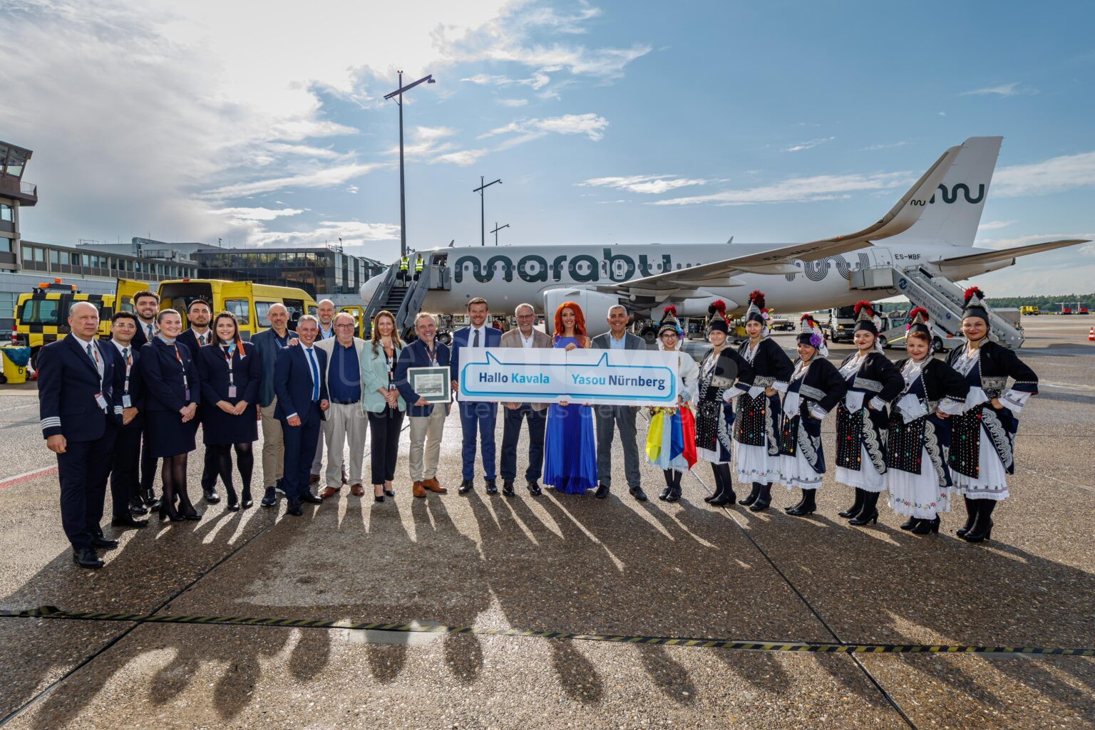 NÜRNBERG - ✈️ Neuer Direktflug nach Kavala ab Donnerstag (01.08.2025)! Marabu Airlines verbindet 15.000 Griechen mit der Heimat! 🇬🇷