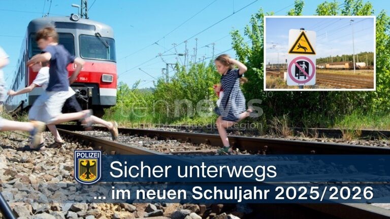 BAYERN - 🎒 Zum Schulanfang am Dienstag (16.09.2025): Bundespolizei warnt vor Gefahren im Bahnverkehr und gibt Sicherheitstipps für Schüler! 🚂
