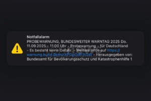 📢 MÜNCHEN - Bundesweiter Warntag am Mittwoch (11.09.2025) erfolgreich! Herrmann zieht positives Fazit für Bayern - wenige Störungen! 🚨
