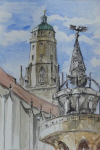 NÖRDLINGEN - 🎨 Vernissage am Freitag (24.10.2025) in der Stadtbibliothek! Susanne Mertner zeigt "Augenblicke. Blickwinkel" - Eintritt frei! 🖼️