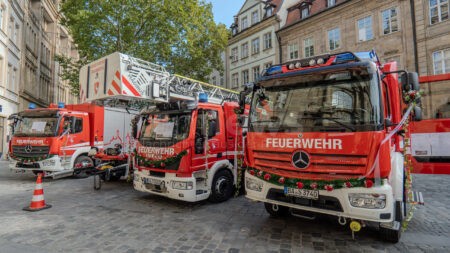 BAMBERG - 🚒 Feierliche Segnung Ende September! Sechs neue Feuerwehr-Einsatzfahrzeuge erhalten kirchlichen Segen vor St. Martin! ⛪