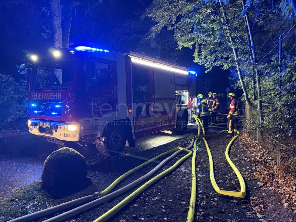 ALTENTHANN - 🔥 Vollbrand in der Nacht zum Montag (06.10.2025)! Historisches Golf-Clubhaus komplett zerstört - Millionenschaden, Polizei sucht Zeugen! 🚒