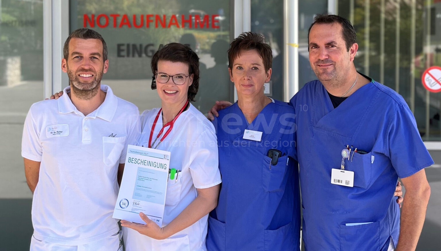 PRIEN AM CHIEMSEE - 🏥 RoMed Klinik Prien als Traumazentrum rezertifiziert! Hohe Fachkompetenz bei Schwerversorgung - erste Stunde nach Unfall entscheidend! ⚕️