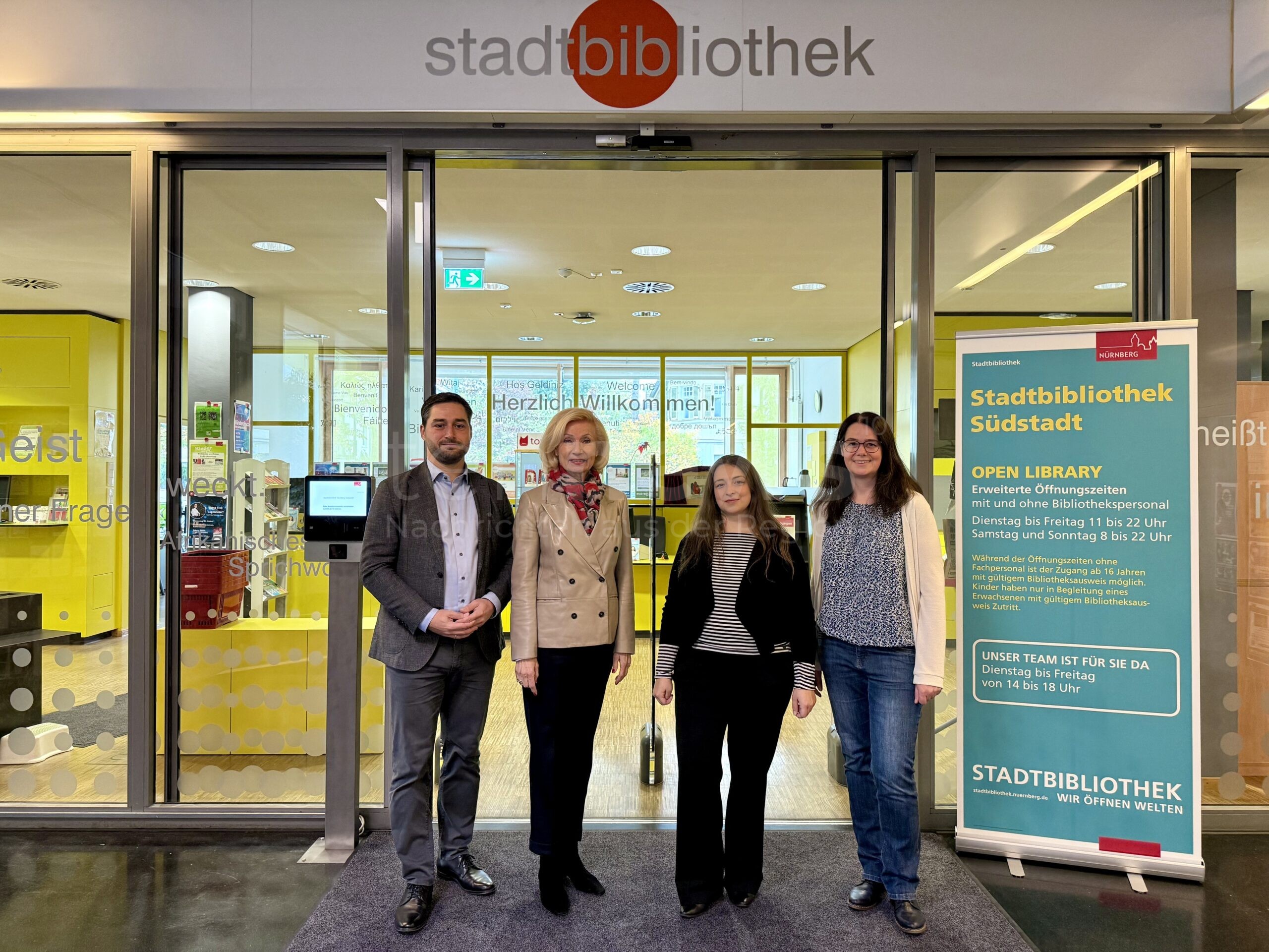 Nürnberg: Open Library im südpunkt – Bibliothek jetzt auch abends und am Wochenende geöffnet - tennews NÜRNBERG - 📚 Open Library im südpunkt: Bibliothek jetzt abends & am Wochenende geöffnet – mehr Flexibilität, Selbstbedienung & Familienzeit! 🕒