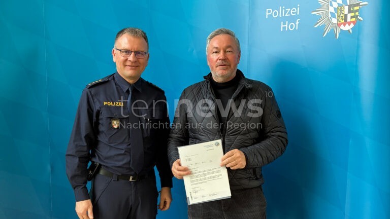HOF - 🦸 Eduard Wunder stoppte im September Syrer nach Randale in Eisdiele! Polizei berichtet am Dienstag (04.11.2025) über außergewöhnliche Zivilcourage! 🎖