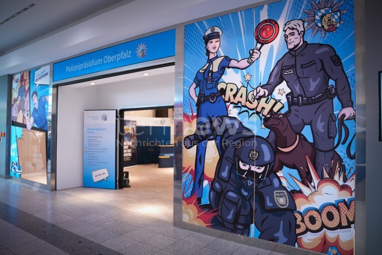 REGENSBURG - 🚔 Polizei Pop-up-Store eröffnet am Mittwoch (12.11.2025)! Hantelbank-Challenge und Fahrradsimulator im Donau-Einkaufszentrum! 💪