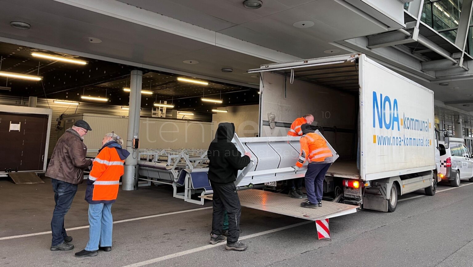 NÜRNBERG - ♻️ Flughafen-Bänke bekommen zweites Leben! Noris-Arbeit macht aus Alt wieder Neu - Nachhaltigkeit trifft Soziales! 🪑