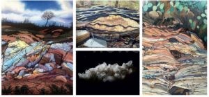 SCHROBENHAUSEN - 🎨 GeoArt-Ausstellung ab Sonntag (25.01.2026) im Museum! Kunst trifft Geologie: Gemälde von Dr. Peter Volk mit Mineralien! 💎