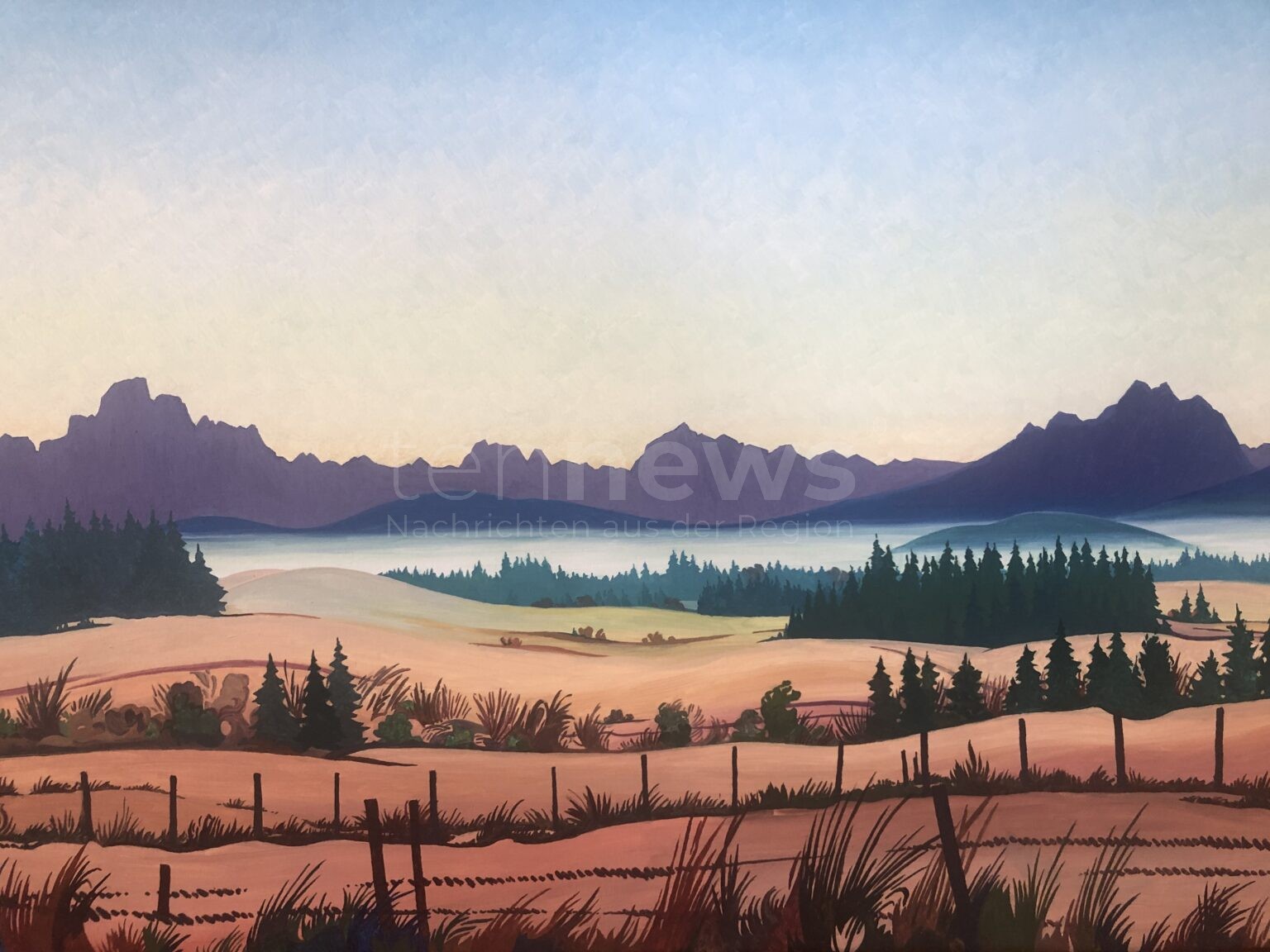 SCHROBENHAUSEN - 🎨 GeoArt-Ausstellung ab Sonntag (25.01.2026) im Museum! Kunst trifft Geologie: Gemälde von Dr. Peter Volk mit Mineralien! 💎