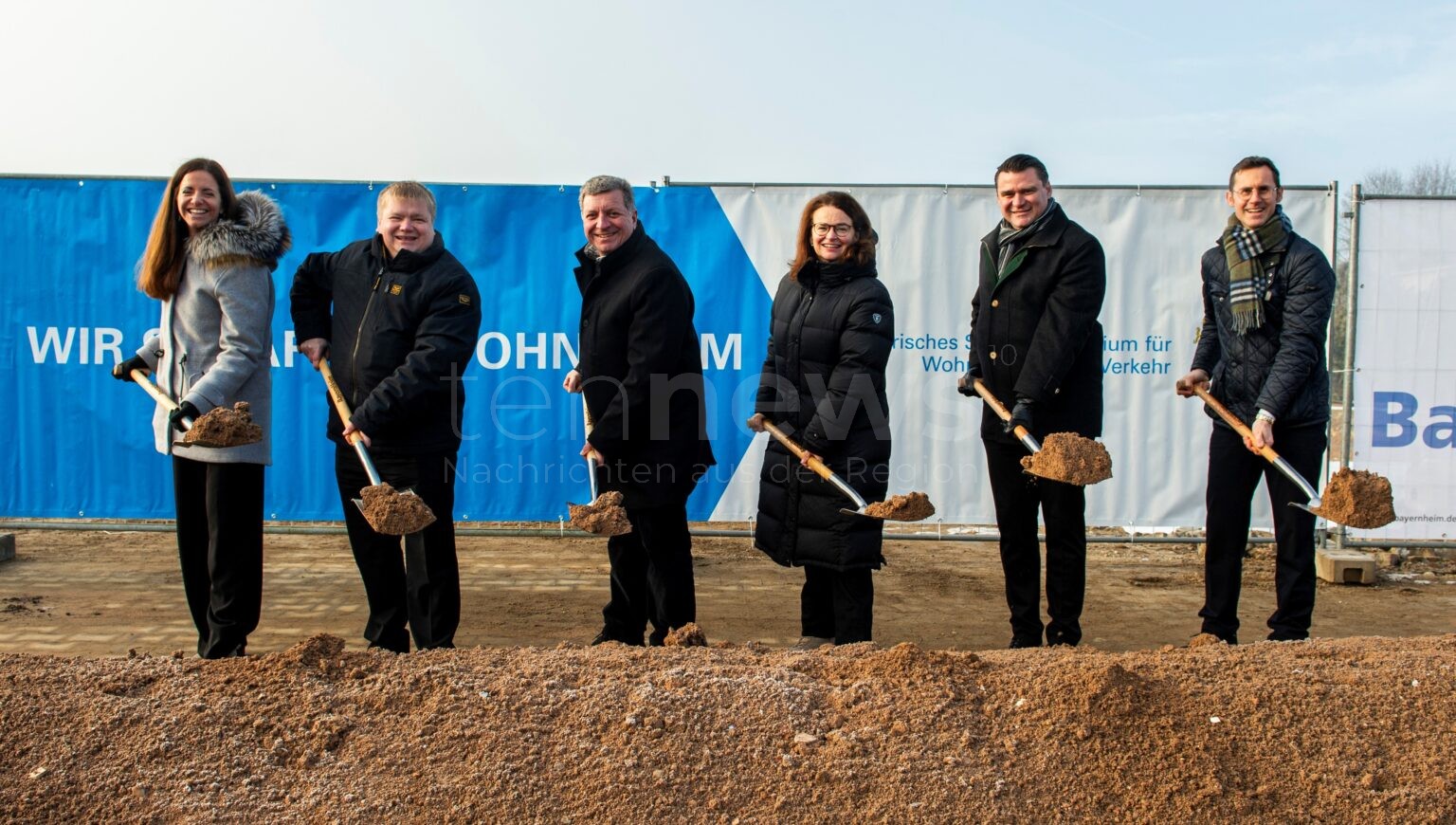BURGLENGENFELD - 🏗️ Spatenstich! BayernHeim baut 68 bezahlbare Wohnungen - Fertigstellung 2028 geplant! 🏠